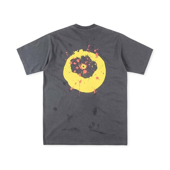 CPFM.XYZ Smiley Face Washed Short Sleeves Gray - Picture 2 of 9
